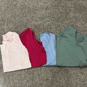 Women's Sleeveless Tops - Pink, Red, Blue, Green